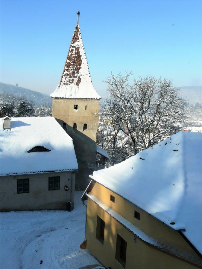 Casa Cojo Apartment Sighisoara Bagian luar foto